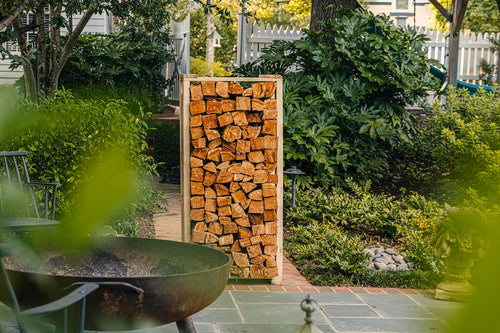 Cherry Firewood Rack