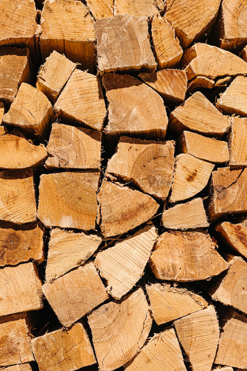 Oak Firewood Rack